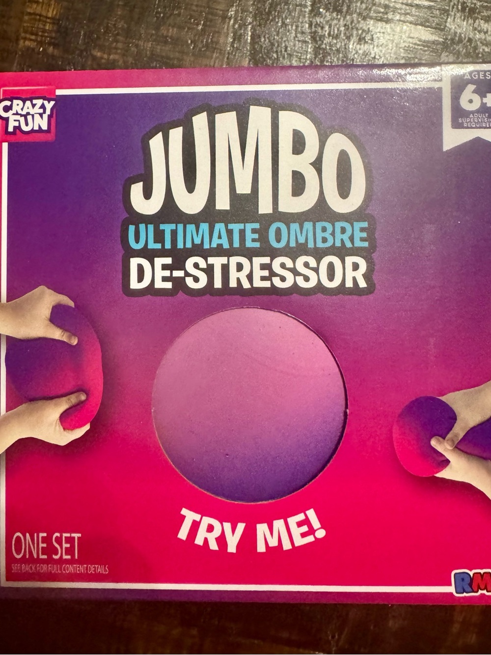 RMS Jumbo Ultimate Ombre De-Stressor - Pink & Purple
